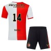 Feyenoord Rotterdam Paixao 14 Barn Hjemmedrakt 2025-26 Kortermet Feyenoord Rotterdam Paixao 14 Barn Hjemmedrakt 2025-26 Kortermet